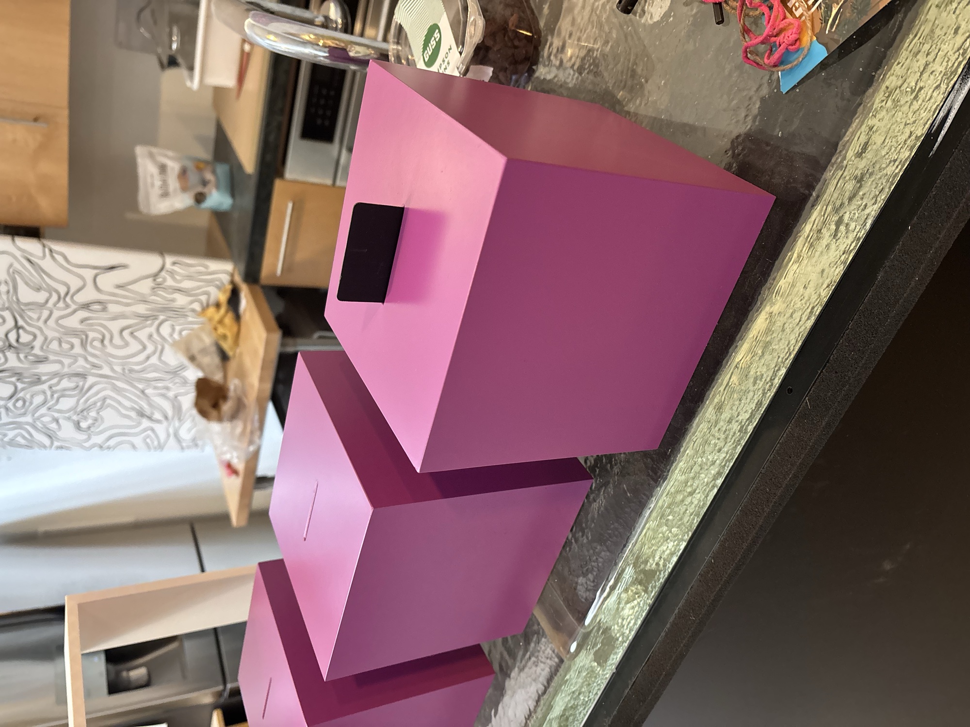 Interactive Elements — pink cubes