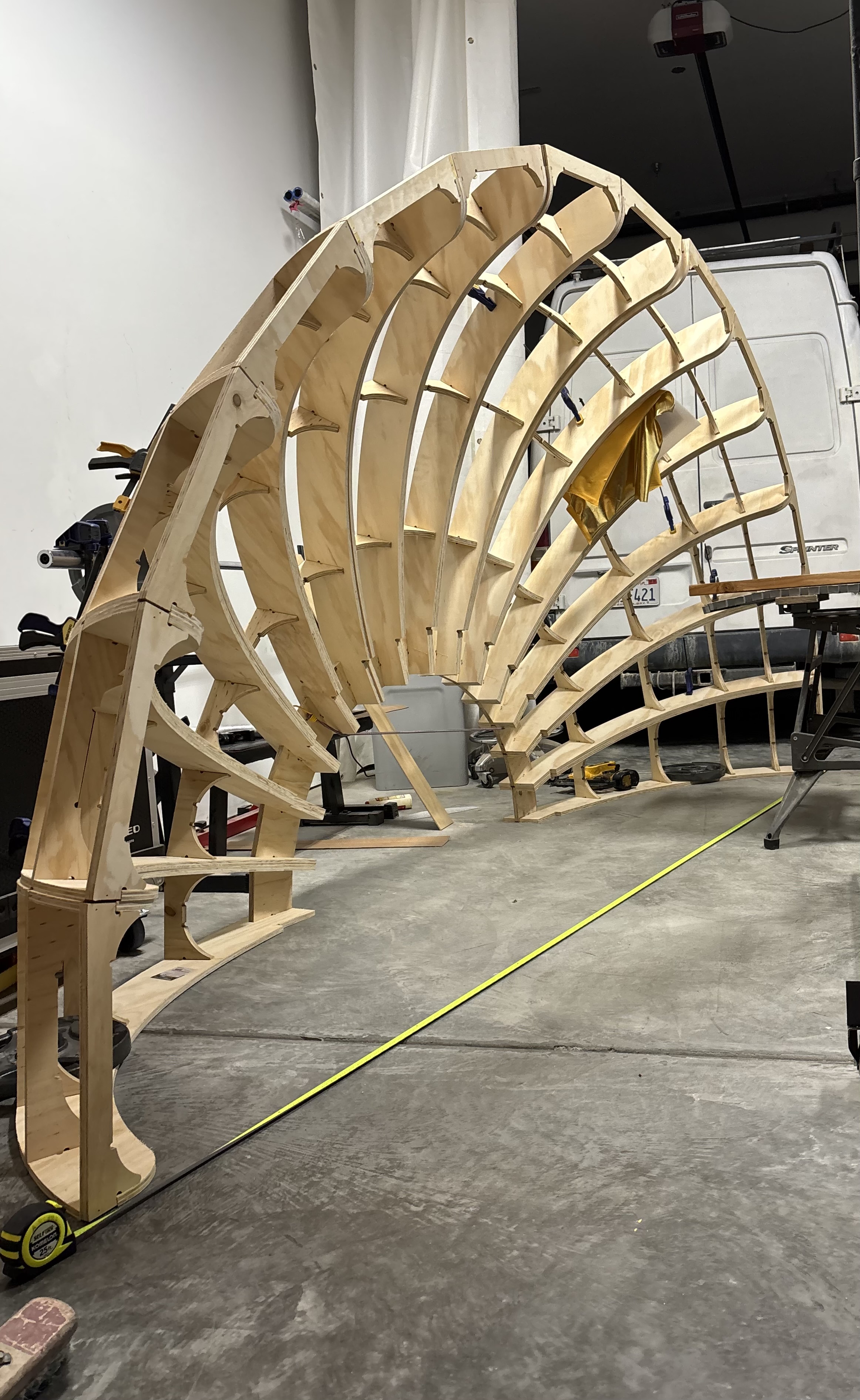 CNC Plywood Rib Frame